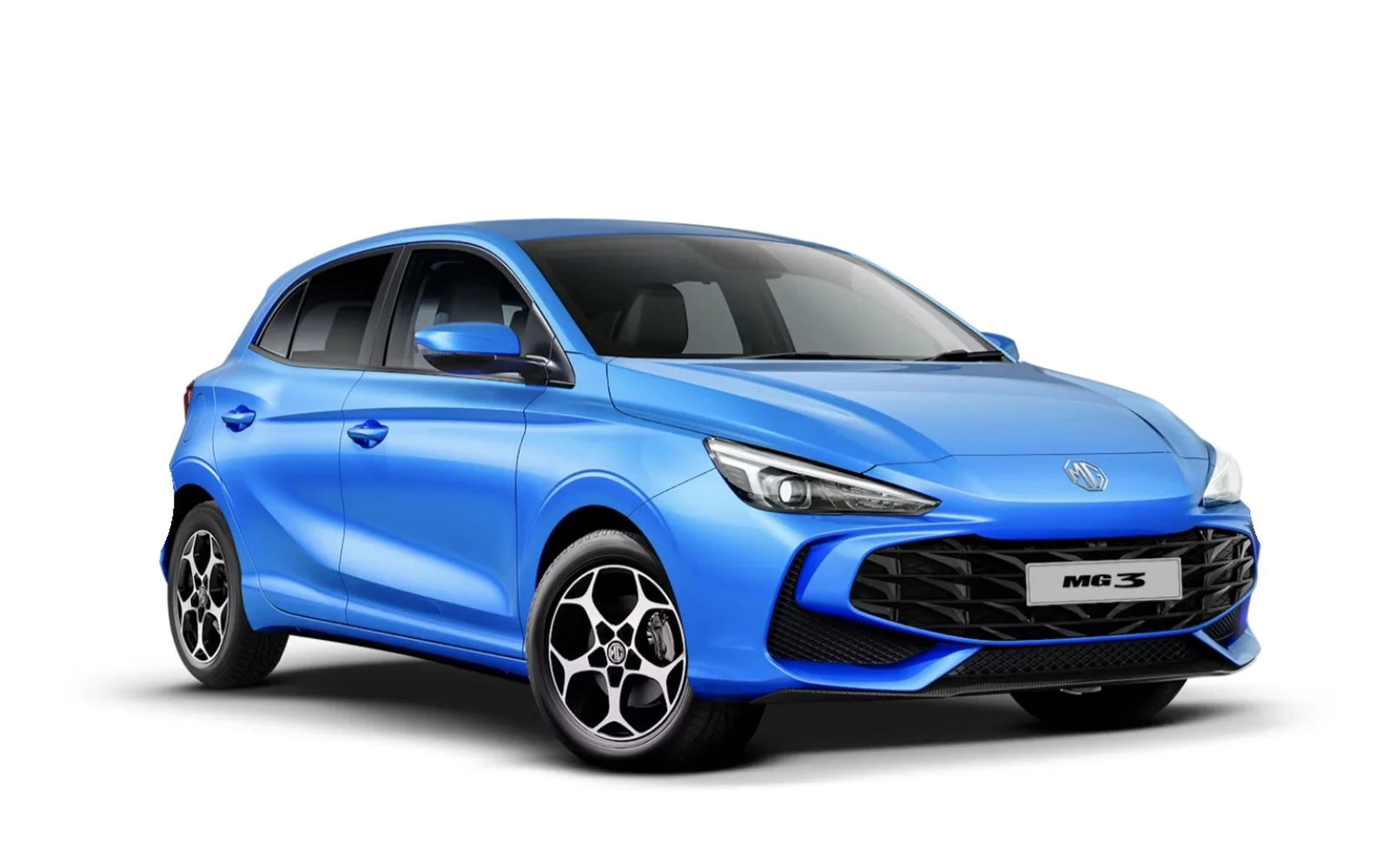 Alquiler coche compacto MG3 azul en Madrid
