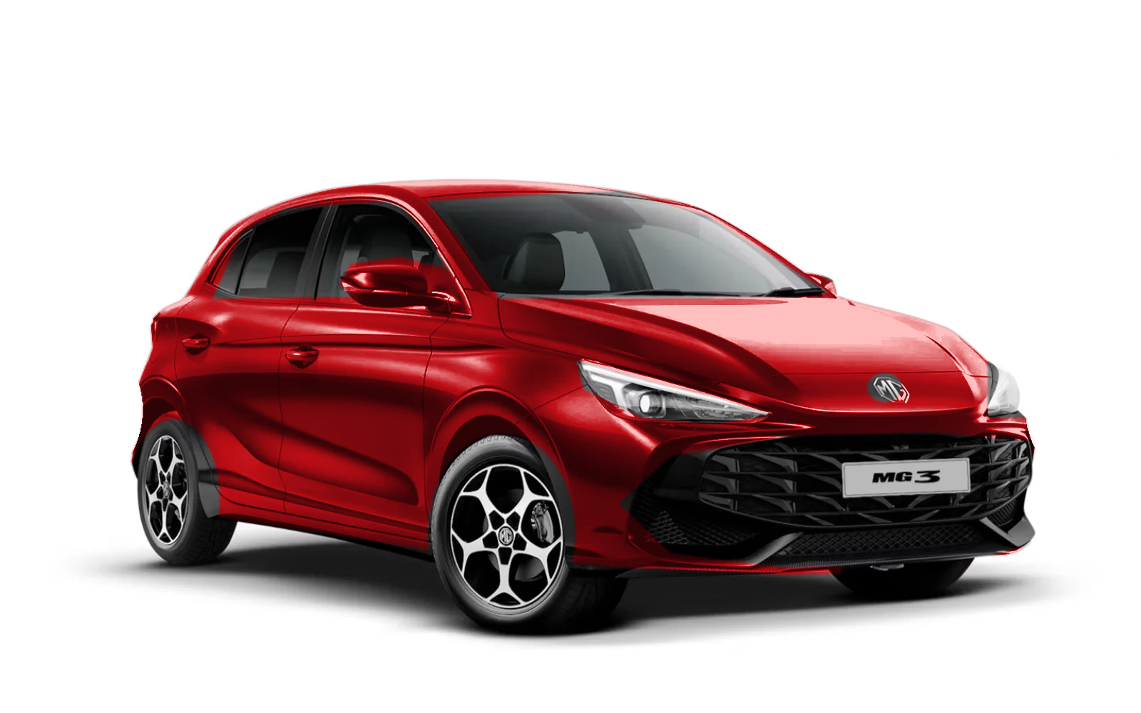 Alquiler coche compacto MG3 rojo en Madrid
